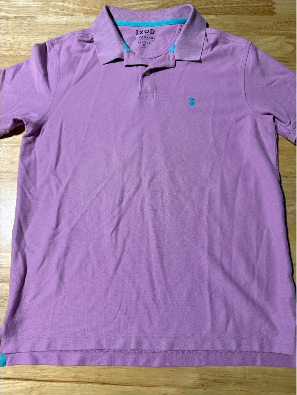 IZOD Advantage Men’s Medium Purple Performance Stretch Golf Polo Shirt